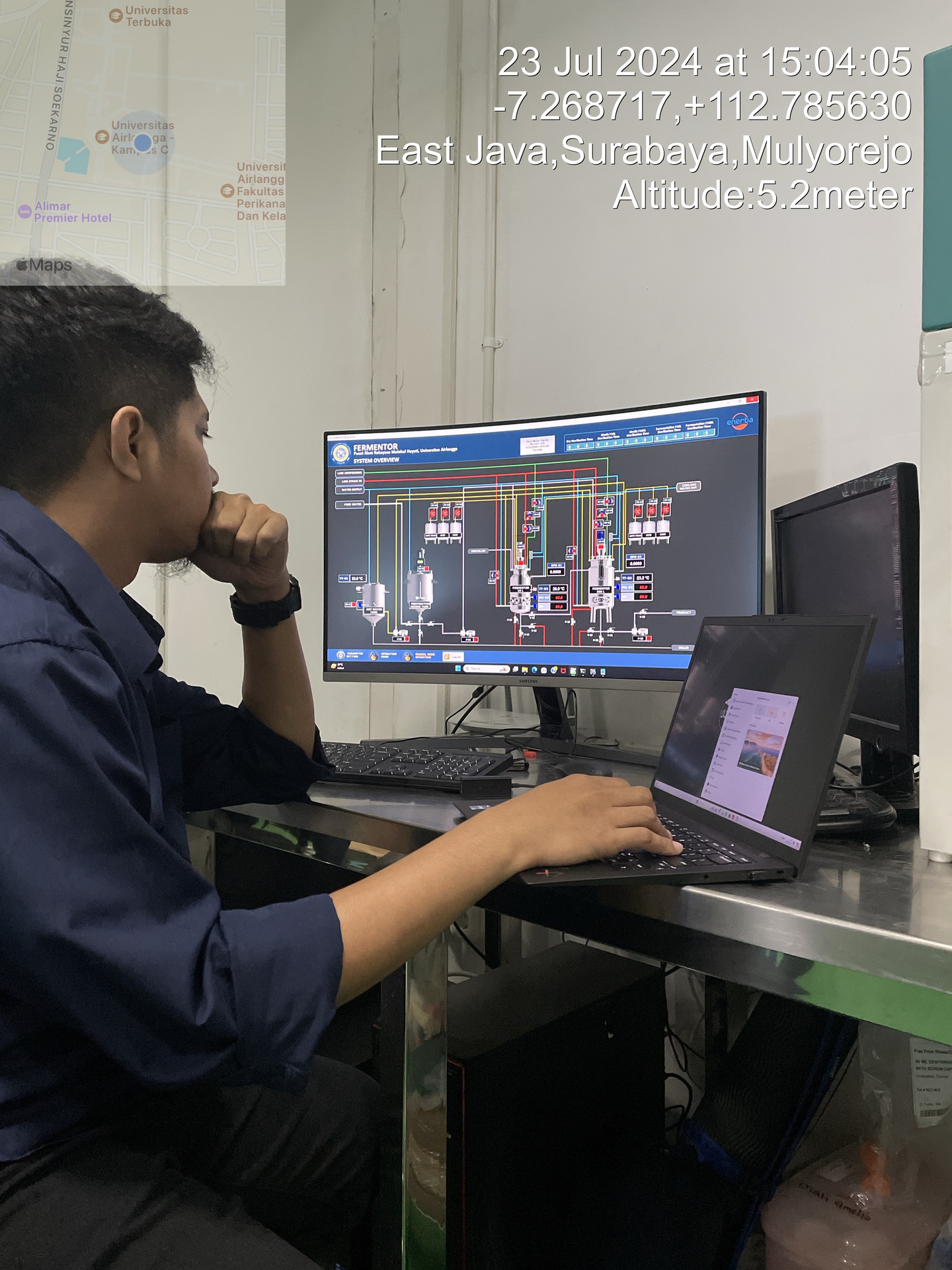 Pengembangan SCADA dan HMI oleh engineer ISTAR